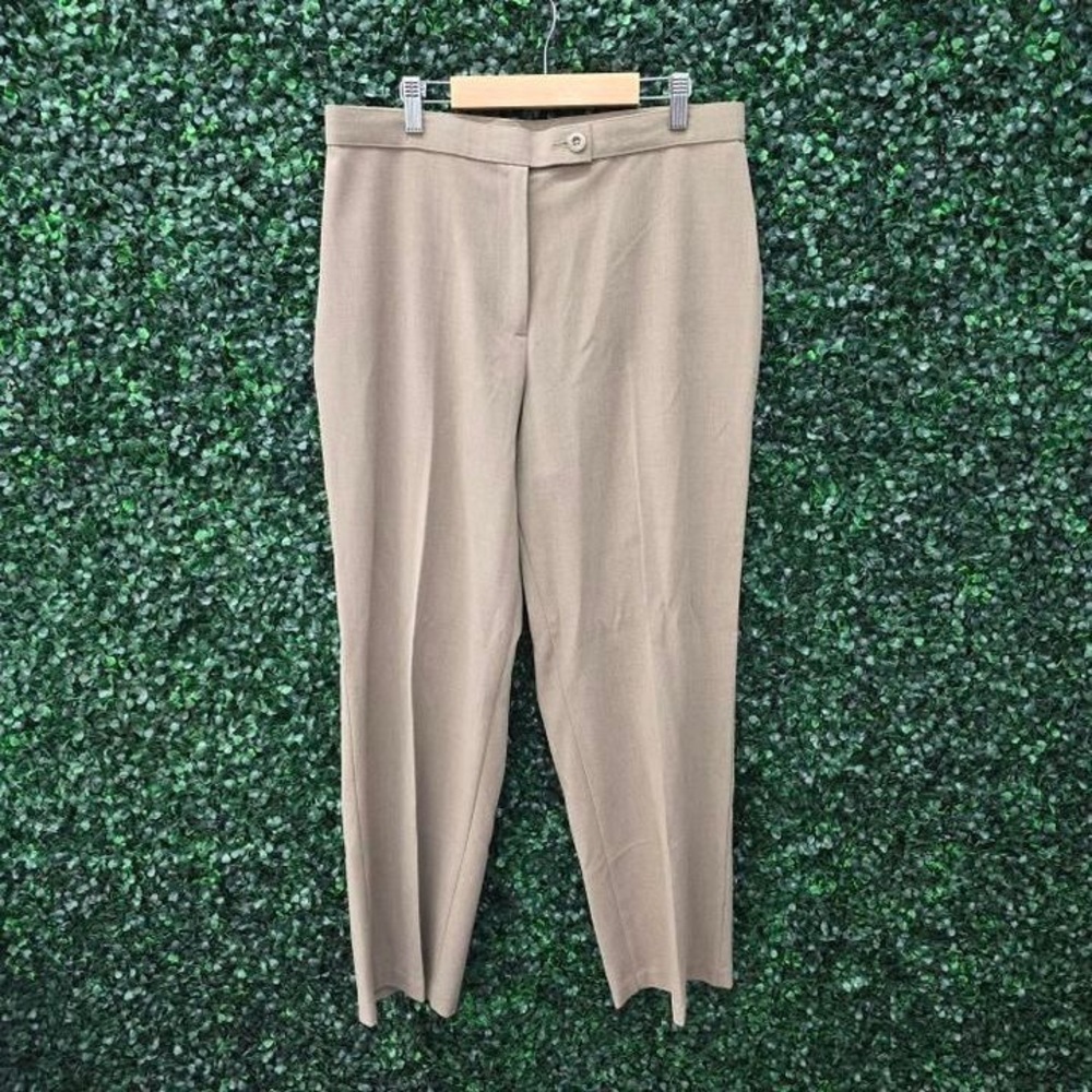 Kim Rogers Tan High-Rise Dress Pants - Size 12P!